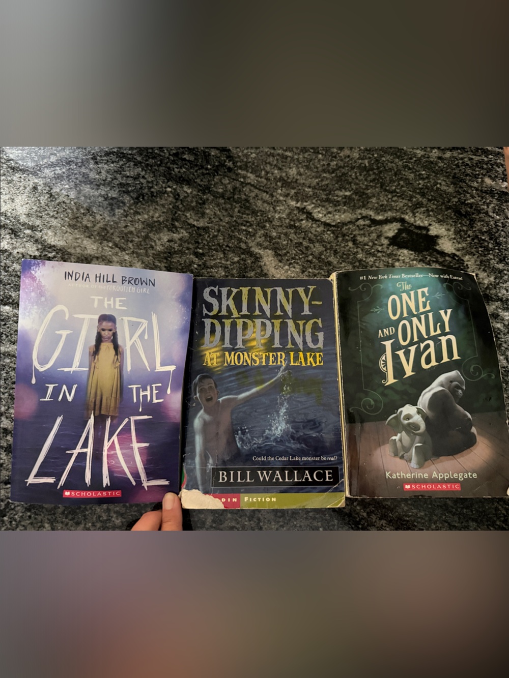Scholastic Kids Book Lot - Purple, Blue, Green Covers (selling all 3 as set)